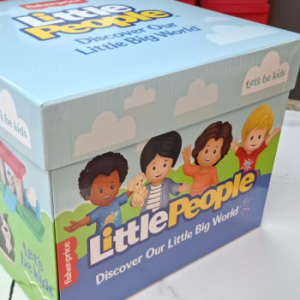 Full-color printed rigid box with high-fidelity character illustrations.