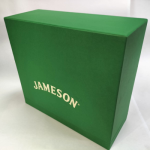 Flush Lid Green Whiskey Box