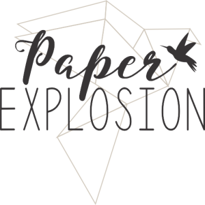 Paper Explosion Bird Logo